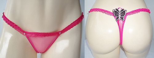 Calcinha fio na cor Pink