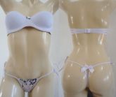 Conjunto na cor branca tamanho P